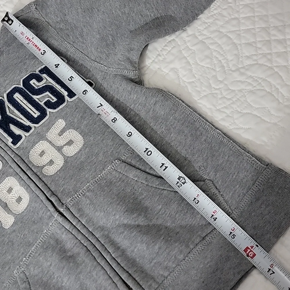 OshKosh Kids Gray Zip Up Hoodie Size 5